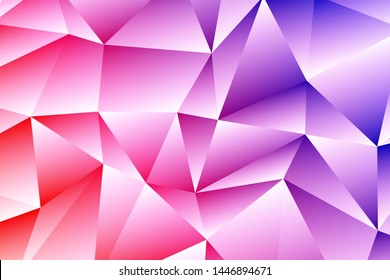 Vector layout with polygonal shapes. Holographic polygon on white background. Pattern or texture for your design. Commercial advertising graphic design template.