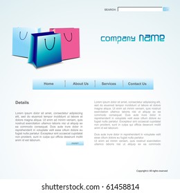 vector layout of shopping sale theme