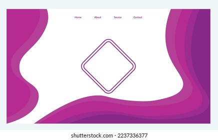 Vector layout template design background Banner poster card