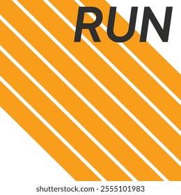 Vector layout template design for run, championship or any sports event. Poster design with abstract running track on stadium with lane. Run.