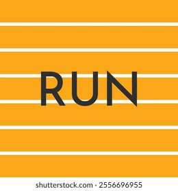 Vector layout template design for run, championship or any sports event. Poster design with abstract running track on stadium with lane. Run.