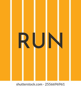 Vector layout template design for run, championship or any sports event. Poster design with abstract running track on stadium with lane. Run.