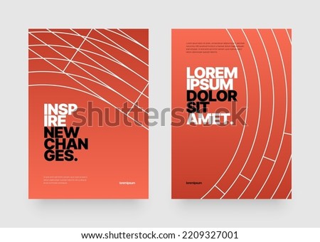 Vector layout template design for run, championship or any sports event. Poster design with abstract running track on stadium with lane. Foto d'archivio © 