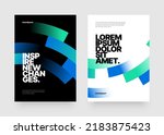 Vector layout template design for sports event, companies or any business related. Poster design with abstract shapes.