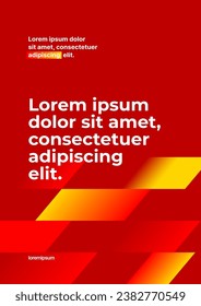 Vector layout template design for sports event, companies or any business related. Design with abstract geometric shapes for flyer, poster, cover, brochure, banner or background. 