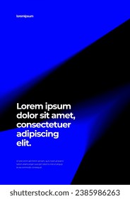 Vector layout template design for sports event, companies or any business related. Poster design with abstract shapes.