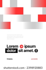 Diseño de plantilla de diseño de vectores para eventos deportivos, empresas o cualquier actividad relacionada. Diseño con formas geométricas abstractas para volante, afiche, portada, folleto, pancarta o fondo. 