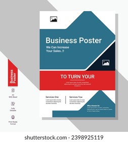 Vector layout template design for sports event, companies or any business related. Poster design with abstract shapes.