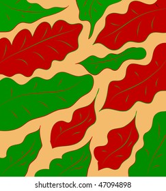 vector leaf background.