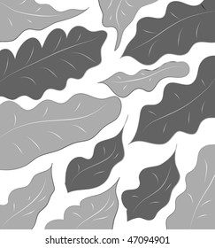 vector leaf background.