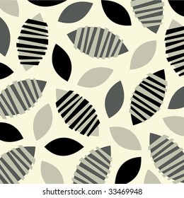 Vector leaf background design