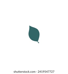 vector leaf element in green color vector