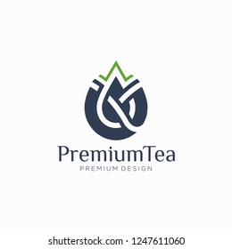 Vector leaf, golden shape and monochromatic one. Abstract emblem, design concept, logo, logotype element for template.