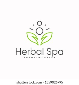 Vector leaf, golden shape and monochromatic one. Abstract emblem, design concept, logo, logotype element for template.