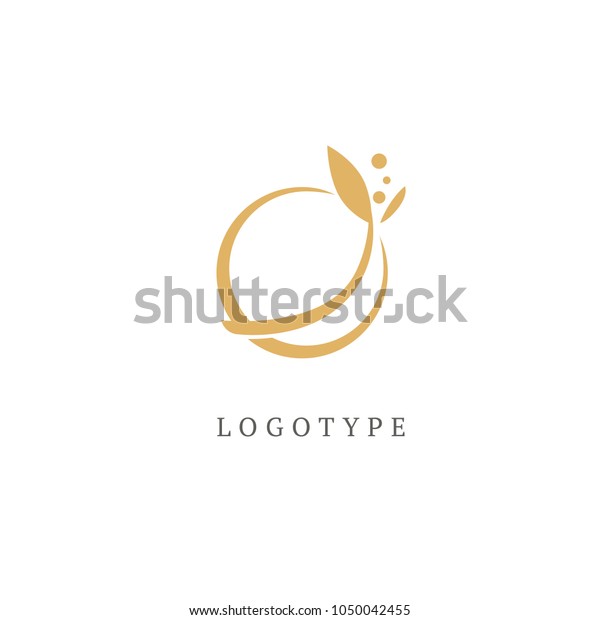 Vector Leaf Golden Shape Monochromatic One Stock Vector Royalty Free 1050042455 Shutterstock 7234