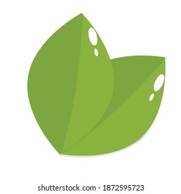 vector leaf illustration eps 10