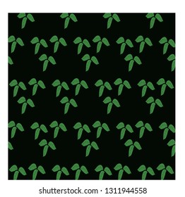 vector leaf pattern template ilustrator