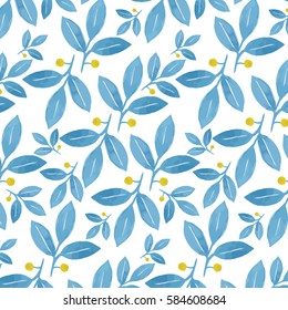 vector leaf pattern.swatch pattern.