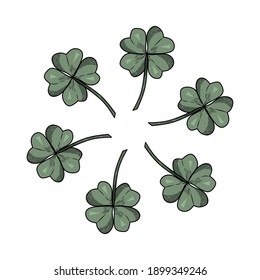 vector leaf with simple concept for design purposes.