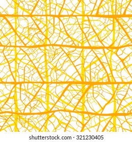 Vector leaf veins seamless texture pattern