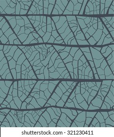 Vector leaf veins seamless texture pattern