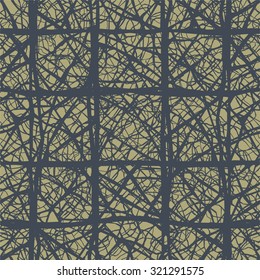 Vector leaf veins seamless texture pattern