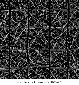 Vector leaf veins seamless texture pattern