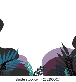 vector leaf wallpaper background illustration