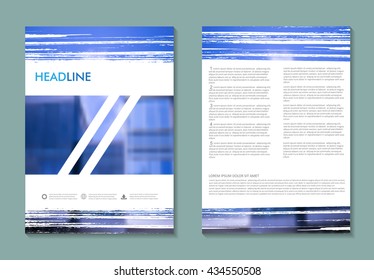 Vector Leaflet Brochure Flyer design.Annual report design Book cover layout in A4 size.Abstract presentation background.