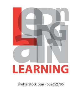 Vector learning. Broken text