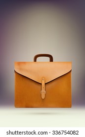 vector leather bag