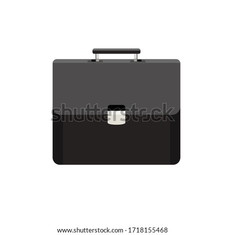 vector leather brown business bag
