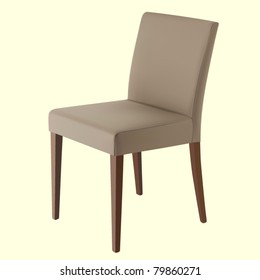 vector leather chair