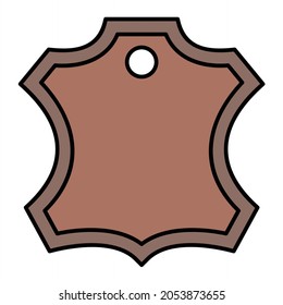 Vector Leather Filled Outline Icon Design
