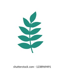 Vector Leave. Silhouette