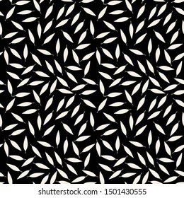 Vector leaves background pattern design.