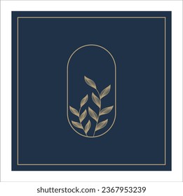Vector deja fondo de fondo de fondo de fondo de fondo de fondo botánico moderno, art deco. Diseño de líneas para el diseño interior, patrones textiles, texturas, carteles, paquetes, envolturas, regalos, etc. Eps 10