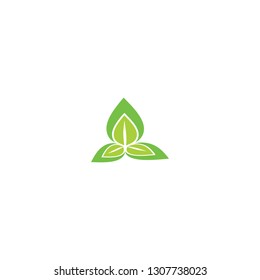 Vector leaves concept. leaves Icons art image. Simple leaves isolated on white background. Flat Logo leaves Vector illustration EPS10. Logo of green leaf ecology nature element vector icon sign symbol