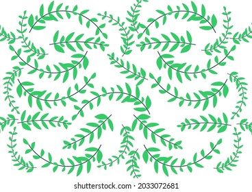 vector leaves, laid out in a pattern, arranged in order to make a background