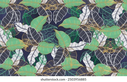 vector leaves leaf illustrator art Printable 