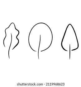 hojas vectoriales en un fondo transparente