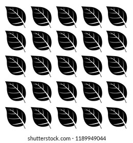 Vector leaves on a white background Shape 