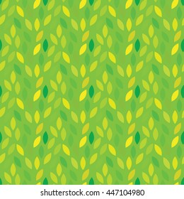 Vector leaves pattern. Geometric color background