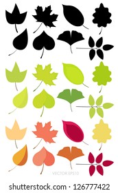 Vector leaves set