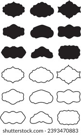 Vektorbelebungsformen und Symboldesign 