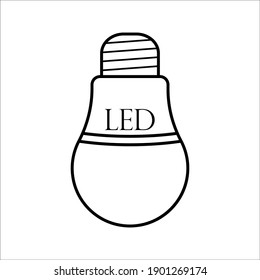 Vektorleuchten mit LED-Energiesparlampen