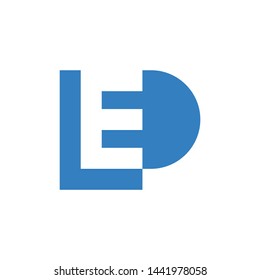 vector LED real estate logo
