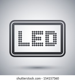 Vector LED Screen Icon