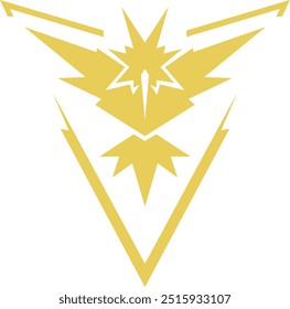 Vetor do logotipo lendário Pokemon no fundo branco