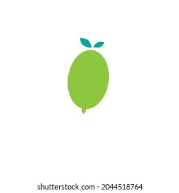 vector lemon or flat lemon or minimalist lemon logo